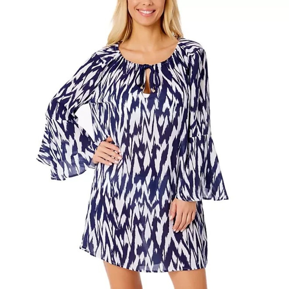Anne Cole Limited Edition Women's Swim Cover-Up Size XS/S Navy NWT